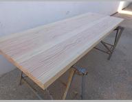 Plateau de table bois massif douglas (fabrication sur mesure) - photo 0